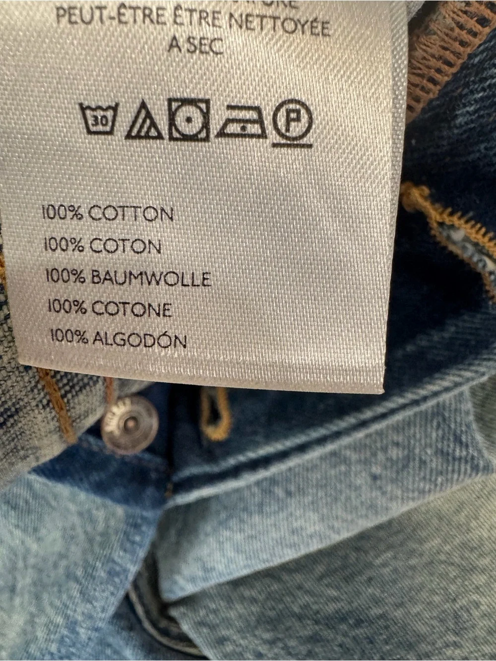 We The Free Relaxed Wide-Leg Light Blue Jeans Women’s 30 ~ WORN ONCE - Picture 5 of 15